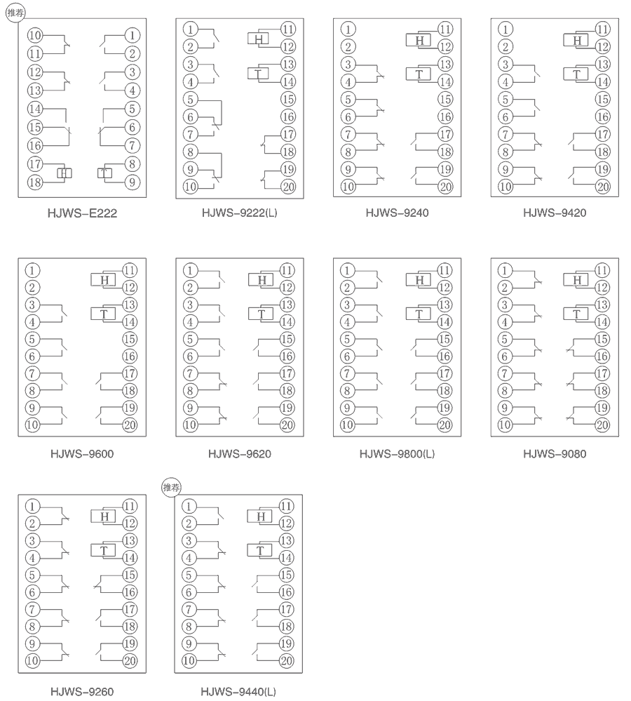 HJWS-9600內部接線圖
