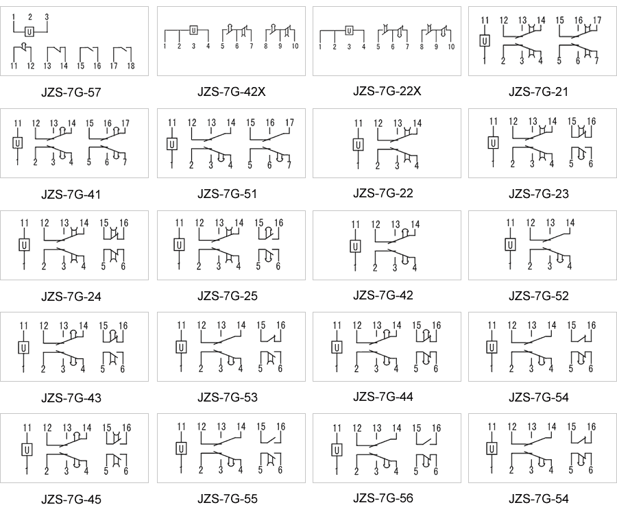 JZS-7G-55內部接線圖