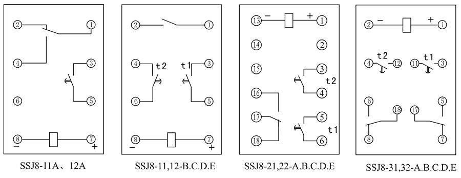 SSJ8-22E內部接線圖