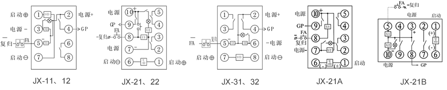 JX-11內部接線圖